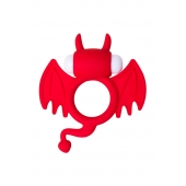 Красное эрекционное кольцо на пенис JOS COCKY DEVIL - JOS - в Северске купить с доставкой