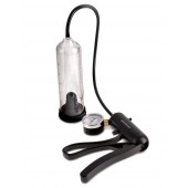 Вакуумная мужская помпа с датчиком давления Pro-Gauge Power Pump - Pipedream - в Северске купить с доставкой