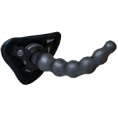 Чёрная насадка BALLS 3 - 22 см. - LOVETOY (А-Полимер) - купить с доставкой в Северске
