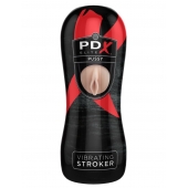 Мастурбатор-вагина Vibrating Pussy Stroker с вибрацией - Pipedream - в Северске купить с доставкой