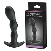 Черный анальный стимулятор простаты с вибрацией Special Anal Massager - 14,5 см. - Baile - в Северске купить с доставкой