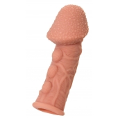 Насадка на фаллос с пузыриками, венками и ребристостью KOKOS Extreme Sleeve 09 - 12,7 см. - KOKOS - в Северске купить с доставкой