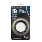 Черно-желтое силиконовое эрекционное кольцо Silicone Go Pro Cock Ring - Blush Novelties - в Северске купить с доставкой