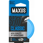 Классические презервативы в железном кейсе MAXUS Classic - 3 шт. - Maxus - купить с доставкой в Северске