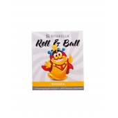 Стимулирующий презерватив-насадка Roll   Ball Banana - Sitabella - купить с доставкой в Северске
