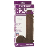 Насадка-реалистик Vac-U-Lock 8  ULTRASKYN Cock - 20,6 см. - Doc Johnson - купить с доставкой в Северске
