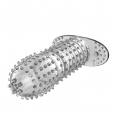 Закрытая прозрачная насадка Crystal sleeve - 12 см. - Erowoman-Eroman - в Северске купить с доставкой