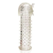 Закрытая прозрачная насадка на пенис Crystal Sleeve Faraon - 13,5 см. - Erowoman-Eroman - в Северске купить с доставкой