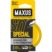 Презервативы с точками и рёбрами в железном кейсе MAXUS Special - 3 шт. - Maxus - купить с доставкой в Северске