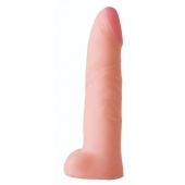 Телесная насадка на Harness с коннектором BLACK LINE - 18,5 см. - LOVETOY (А-Полимер) - купить с доставкой в Северске