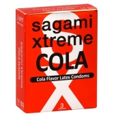Ароматизированные презервативы Sagami Xtreme COLA - 3 шт. - Sagami - купить с доставкой в Северске