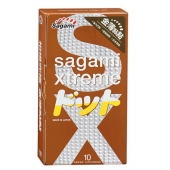 Презервативы Sagami Xtreme FEEL UP с точечной текстурой и линиями прилегания - 10 шт. - Sagami - купить с доставкой в Северске