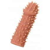 Телесная реалистичная насадка KOKOS Extreme Sleeve 07 с дополнительной стимуляцией - 12,7 см. - KOKOS - в Северске купить с доставкой