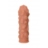 Телесная реалистичная насадка KOKOS Extreme Sleeve 11 с дополнительной стимуляцией - 12,7 см. - KOKOS - в Северске купить с доставкой