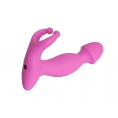 Розовый стимулятор простаты с усиками - 15 см. - 4sexdreaM - в Северске купить с доставкой