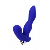 Синий силиконовый вибростимулятор простаты Stroman - 14,5 см. - ToyFa - в Северске купить с доставкой