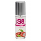 Смазка на водной основе S8 Flavored Lube со вкусом вишни - 125 мл. - Stimul8 - купить с доставкой в Северске