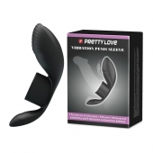Черное кольцо на пенис с вибрацией Vibration Penis Sleeve - Baile - в Северске купить с доставкой