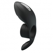 Черное кольцо на пенис с вибрацией Vibration Penis Sleeve - Baile - в Северске купить с доставкой