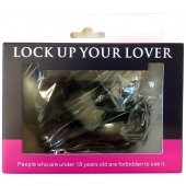 Черные меховые наручники Love с ключиками - Baile - купить с доставкой в Северске