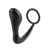 Эрекционное кольцо с анальной пробкой Ass-Gasm Cockring Plug - Pipedream - в Северске купить с доставкой