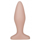 Телесный анальный плаг - 11,5 см. - LOVETOY (А-Полимер)