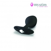Черная пробка Mystim Rocking Vibe S с возможностью подключения к электростимулятору - 9,7 см. - MyStim - купить с доставкой в Северске
