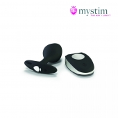 Черная пробка Mystim Rocking Vibe S с возможностью подключения к электростимулятору - 9,7 см. - MyStim - купить с доставкой в Северске