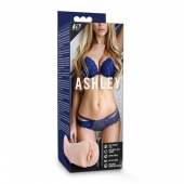 Телесный мастурбатор-вагина с вибропулей Ashley - Blush Novelties - в Северске купить с доставкой