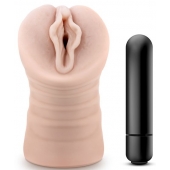 Телесный мастурбатор-вагина с вибропулей Ashley - Blush Novelties - в Северске купить с доставкой