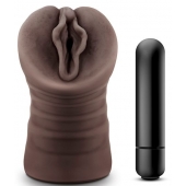 Коричневый мастурбатор-вагина Alexis - Blush Novelties - в Северске купить с доставкой