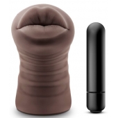 Коричневый мастурбатор-ротик Renee - Blush Novelties - в Северске купить с доставкой