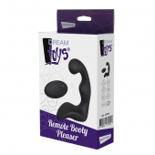 Черный вибромассажер простаты REMOTE BOOTY PLEASER - Dream Toys - в Северске купить с доставкой