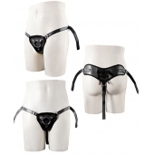 Черные трусики для крепления насадки при помощи кольца - NMC - купить с доставкой в Северске