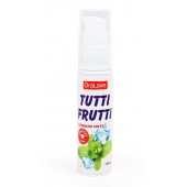 Гель-смазка Tutti-frutti со вкусом сладкой мяты - 30 гр. - Биоритм - купить с доставкой в Северске