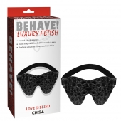 Черная маска на глаза Behave - Chisa - купить с доставкой в Северске