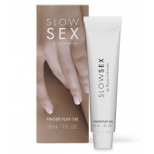 Гель для мастурбации с ароматом кокоса Slow Sex Finger Play Gel - 30 мл. - Bijoux Indiscrets - купить с доставкой в Северске