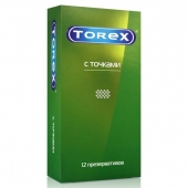 Текстурированные презервативы Torex  С точками  - 12 шт. - Torex - купить с доставкой в Северске