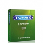 Текстурированные презервативы Torex  С точками  - 3 шт. - Torex - купить с доставкой в Северске