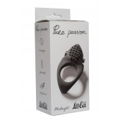 Черное эрекционное виброкольцо Pure Passion Midnight - Lola Games - в Северске купить с доставкой
