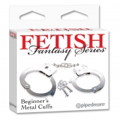 Металлические наручники Beginner s Metal Cuffs - Pipedream - купить с доставкой в Северске