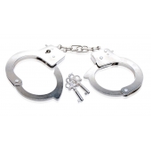 Металлические наручники Beginner s Metal Cuffs - Pipedream - купить с доставкой в Северске