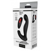 Черный вибромассажер простаты SWIRLING P-PLEASER - Dream Toys - в Северске купить с доставкой