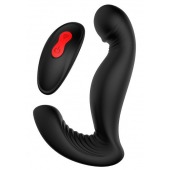 Черный вибромассажер простаты SWIRLING P-PLEASER - Dream Toys - в Северске купить с доставкой