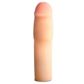 Телесная насадка-удлинитель на пенис PERFORMANCE 1.5INCH COCK XTENDER - 16 см. - Blush Novelties - в Северске купить с доставкой