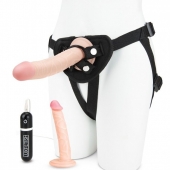 Регулируемые трусики с 2 насадками - 16 и 15 см. - Lux Fetish - купить с доставкой в Северске