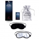 Набор из двух масок на глаза Soft Blindfold Twin Pack - Fifty Shades of Grey - купить с доставкой в Северске