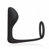 Стимулятор простаты с фиксацией эрекционным кольцом Prostate Gear - BlueLine - в Северске купить с доставкой