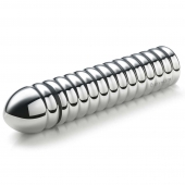 Рельефный фаллос для интенсивного электросекса Groovey George - 20 см. - MyStim - купить с доставкой в Северске