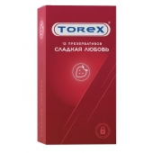 Презервативы Torex  Сладкая любовь  с ароматом клубники - 12 шт. - Torex - купить с доставкой в Северске
